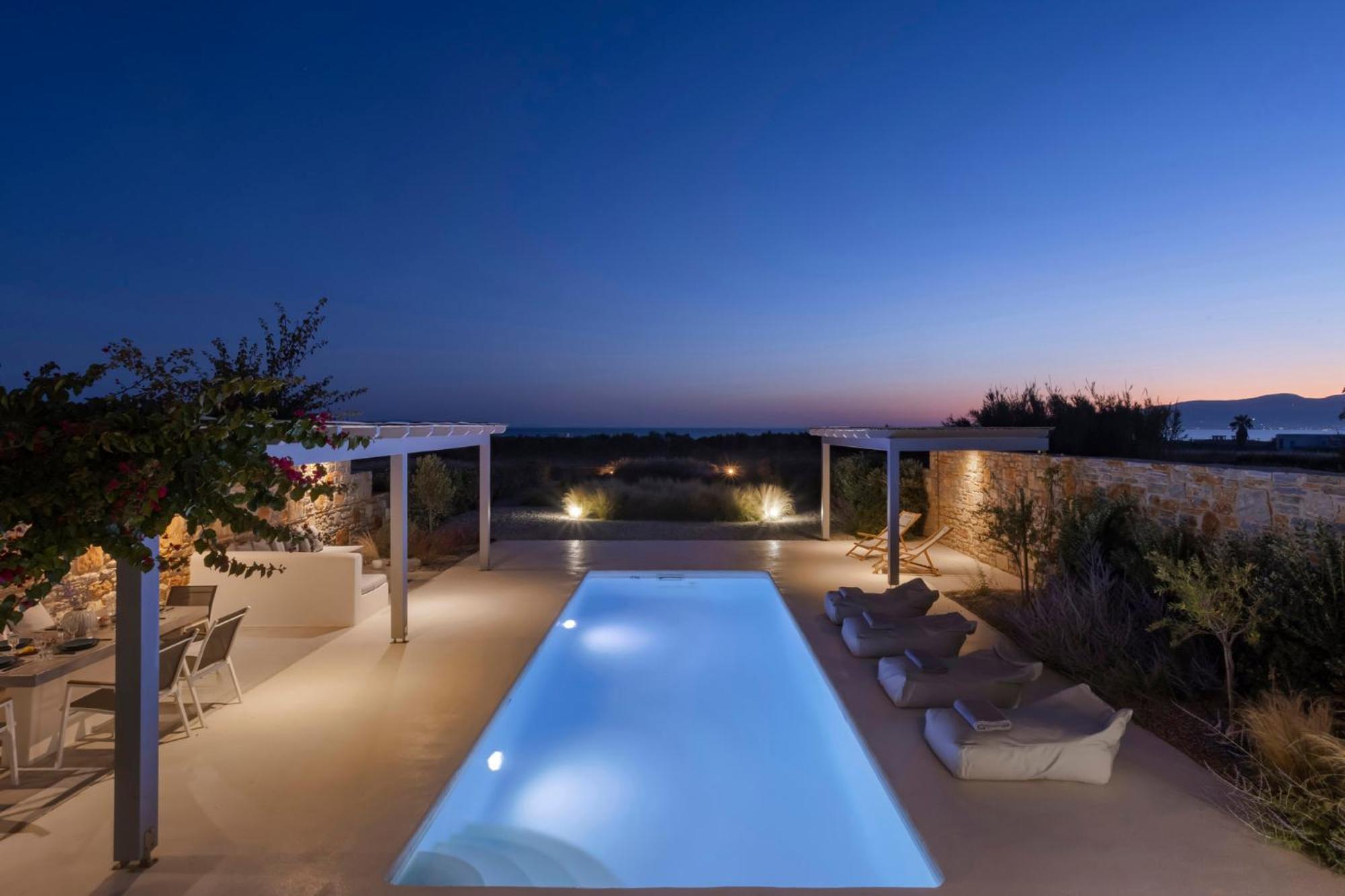 Villa Dione, Private Pool & Seaview By Naxos Dunes Kastraki  Ngoại thất bức ảnh