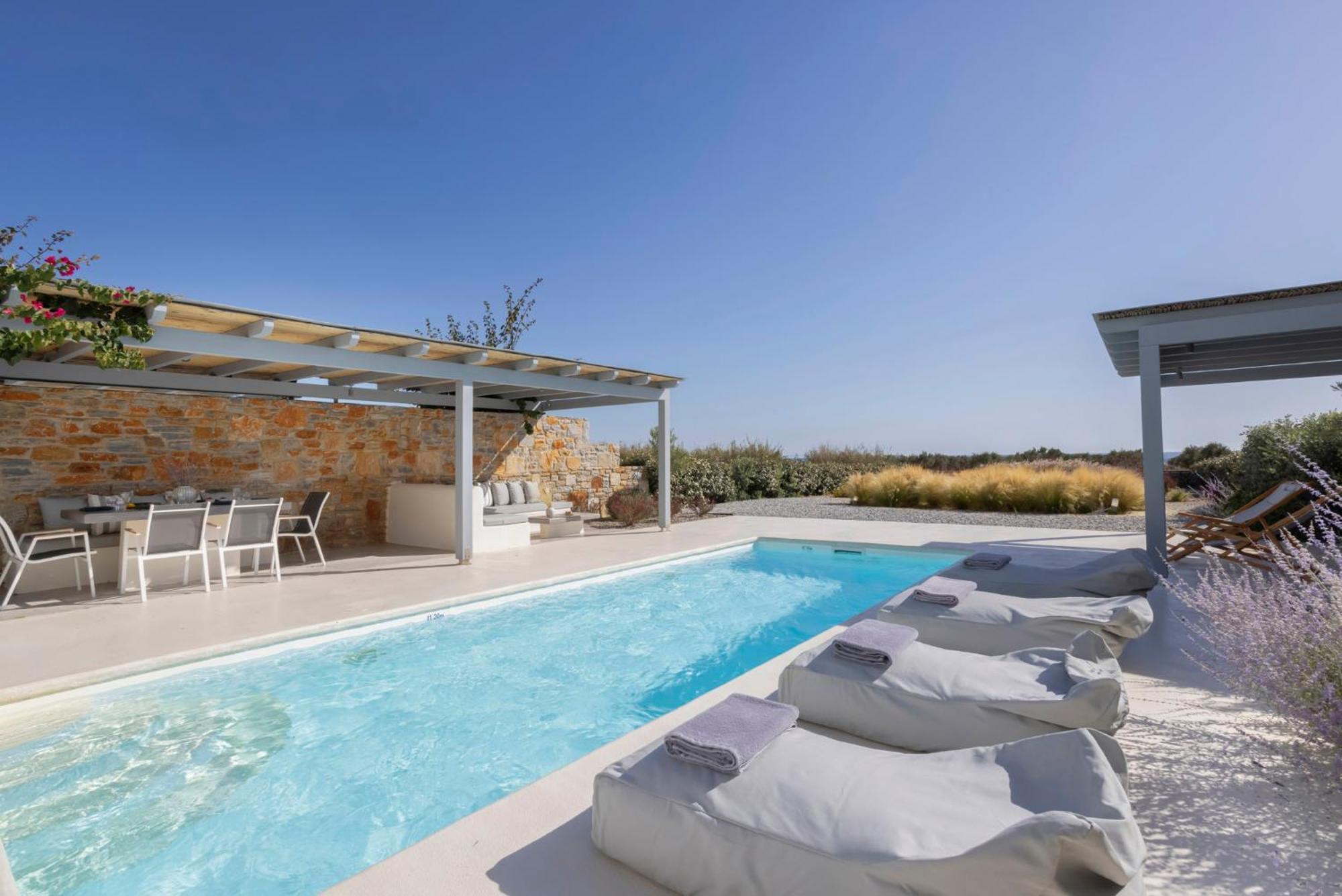 Villa Dione, Private Pool & Seaview By Naxos Dunes Kastraki  Ngoại thất bức ảnh