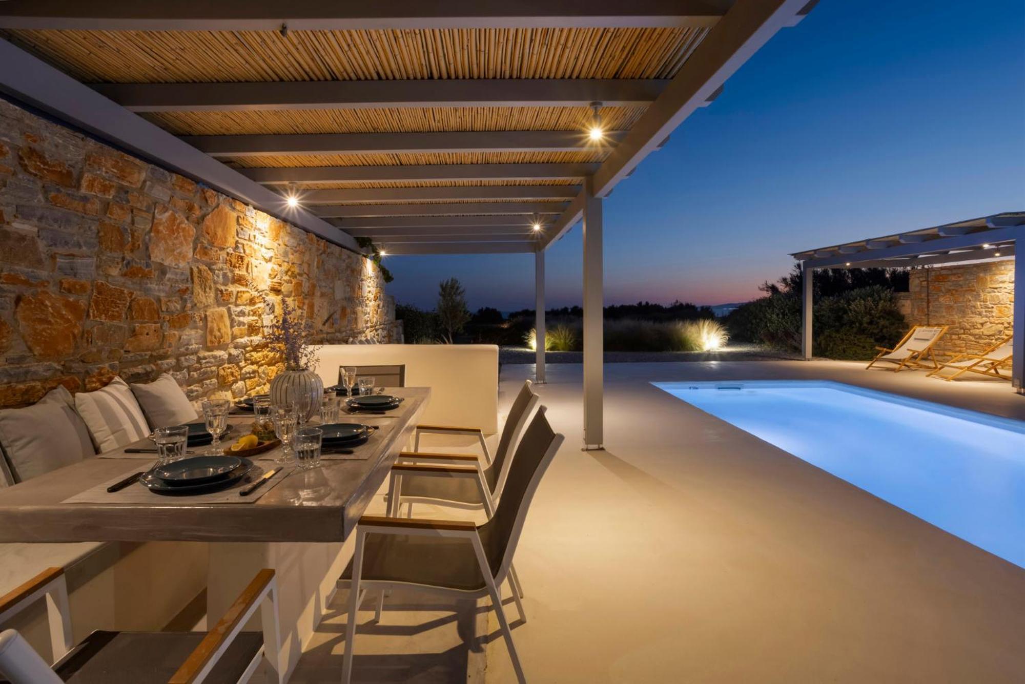 Villa Dione, Private Pool & Seaview By Naxos Dunes Kastraki  Ngoại thất bức ảnh